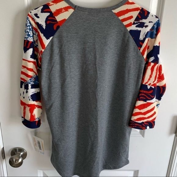 NWT LuLaRoe Americana Randy Shirt, Size XS (2-4) - Picture 5 of 6